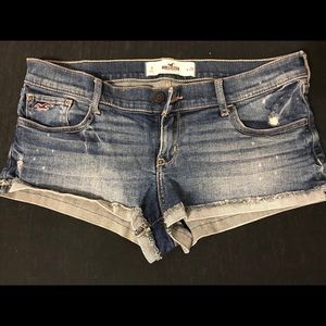 Hollister low rise denim shorts
